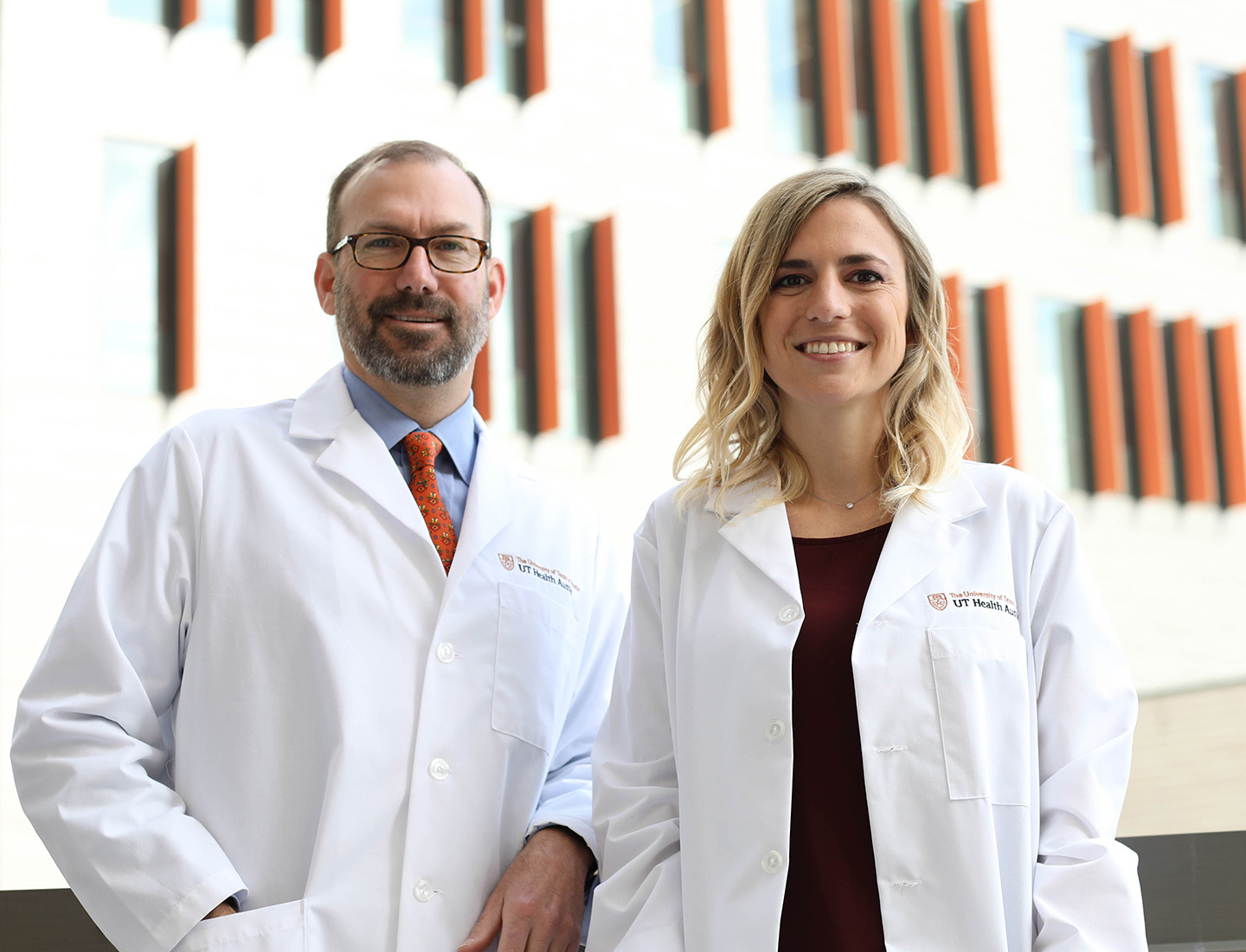 F. P. “Tripp” Buckley III, MD, Surgical Director of Digestive Health, and Stephanie Doggett, PA-C Physician Assistant, Foregut and General Surgery, Digestive Health, a clinical partnership between UT Health Austin and Ascension Seton.